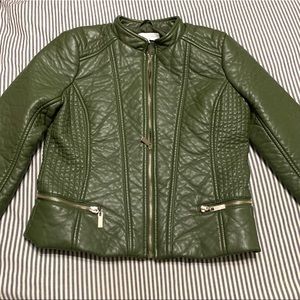 New York & Company Green polyester jacket